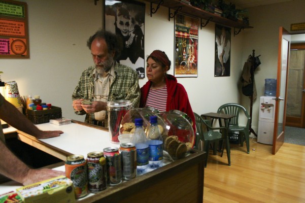 Susy Freidman and Mark Gruberg say they enjoy the convenience of being able to walk to the theater from their home in Point Richmond.